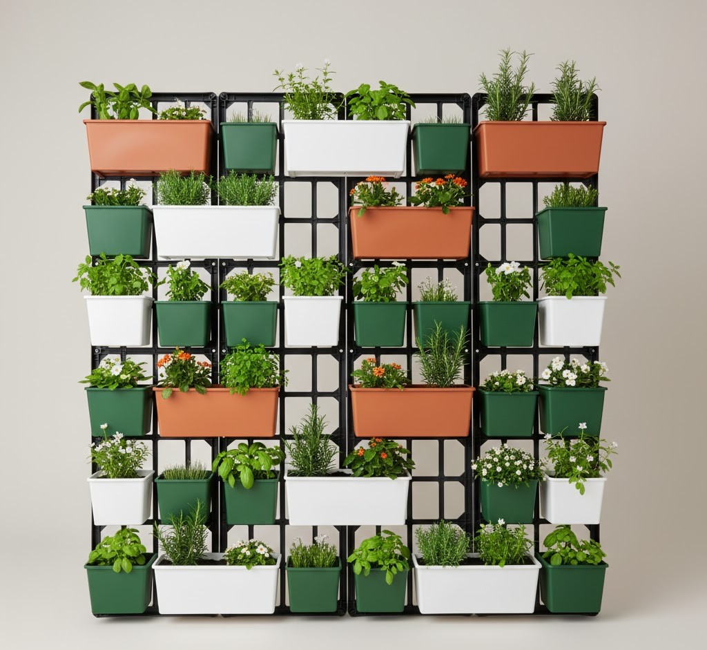 Modular vertical garden system
